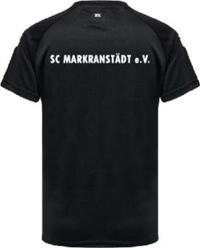 Preview: Damen Hummel Core XK Poly T-Shirt SCM - Schwarz